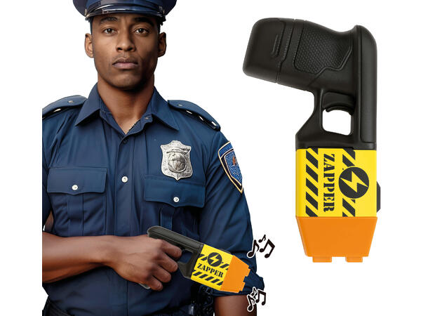 Elektrosjokk pistol 1 Pistol i plast til voksen m/lyd 