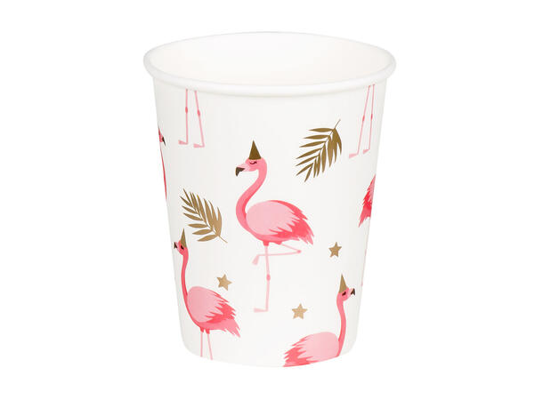 Flamingo 10 Kopper i papp - 2,5dl 