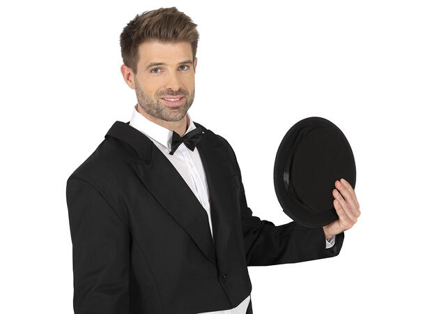 Flosshatt - Sort - Sammenleggbar 1 Hatt i filt til mann - Onesize 