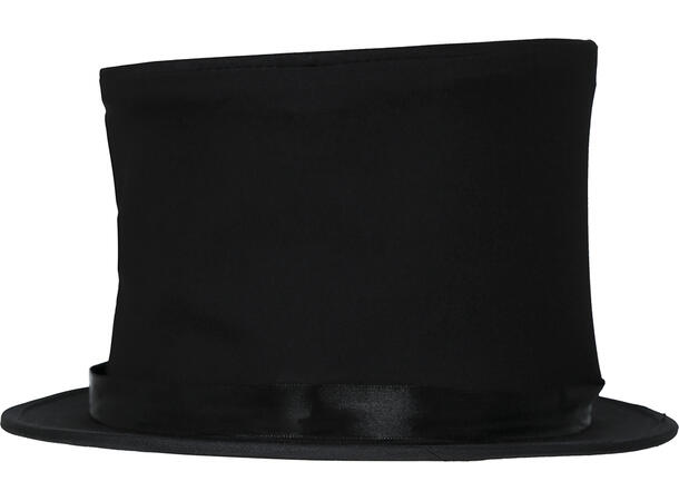 Flosshatt - Sort - Sammenleggbar 1 Hatt i filt til mann - Onesize 