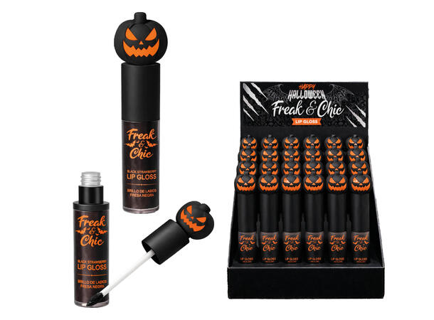 Freak & Chic - Lipgloss jordbær - sort 1 Display med 24 lipgloss - 4ml 