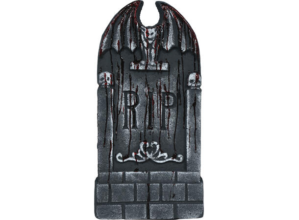 Gravsten - Blodig 1 Gravsten i skum - 42x21cm 