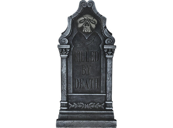 Gravsten - Game Over 1 Gravsten i skum - 42x27cm 