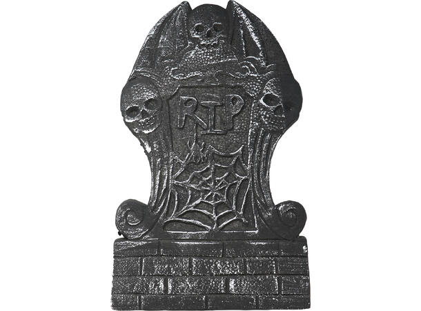 Gravsten - R.I.P. 1 Gravsten i skum - 58x34cm 