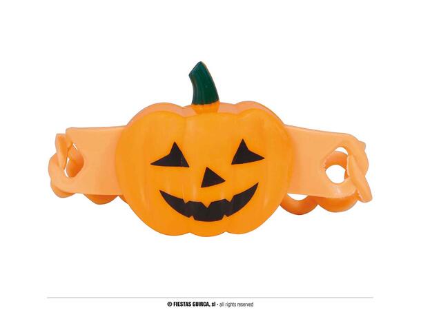 Gresskararmbånd med LED-lys 1 Armbånd i metall/PVC m/LED 