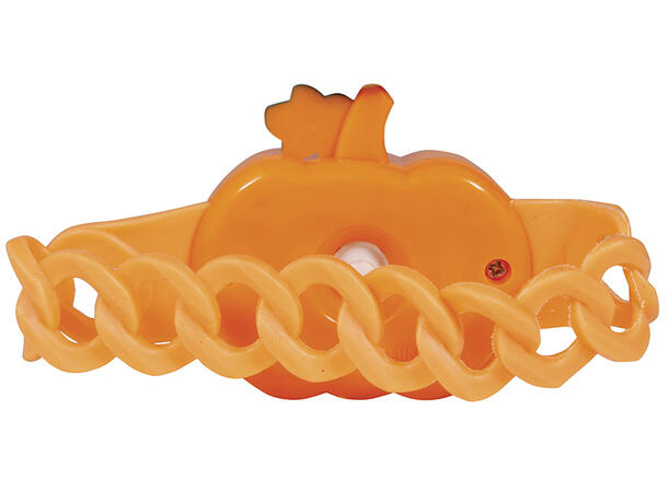 Gresskararmbånd med LED-lys 1 Armbånd i metall/PVC m/LED 