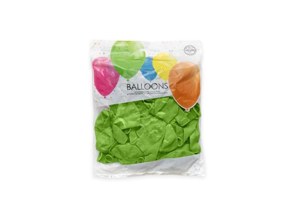 Gummiballonger - Lime Green 50 Gummiballonger - 30cm (12") 