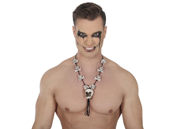Halskjede - Knokler 1 Halskjede i PVC 