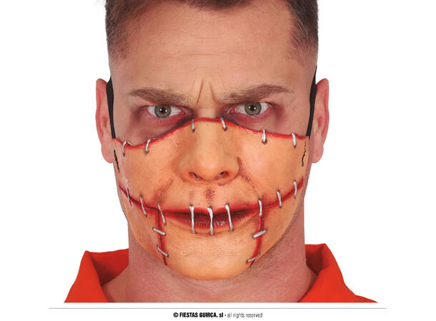 Halvmaske - Killer 1 Maske i Lateks 