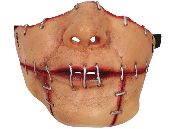 Halvmaske - Killer 1 Maske i Lateks 