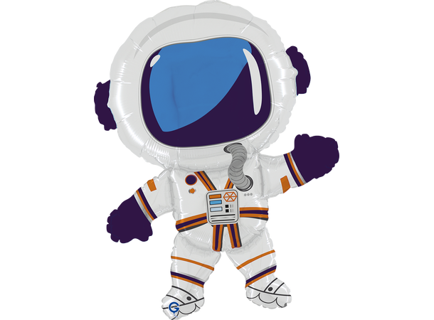Happy Astronaut 1 Folieballong med form - (54x69 cm) 