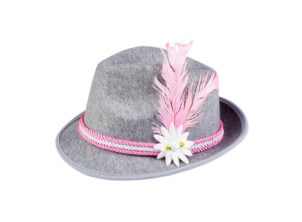 Hatt Oktoberfest - Beer party - Rosa 1 Hatt til voksen - 59cm 