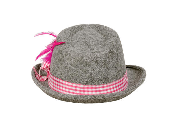 Hatt Oktoberfest - Wiesn - Rosa 1 Hatt til voksen - 57cm 