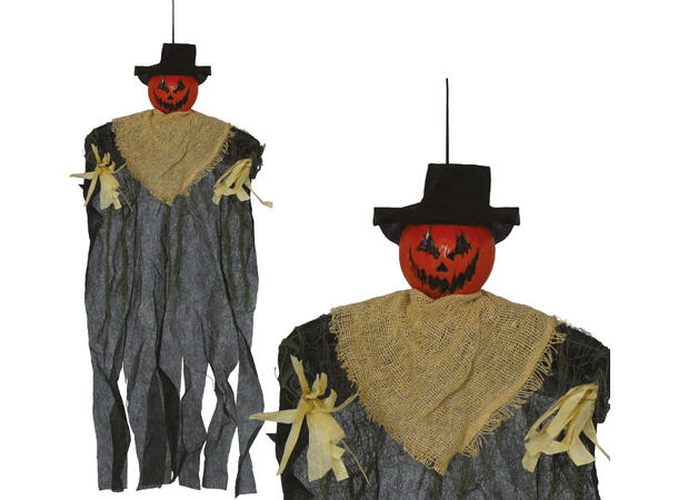 Hengende fugleskremsel m/Gresskarhode 1 Hengende figur - 60cm 