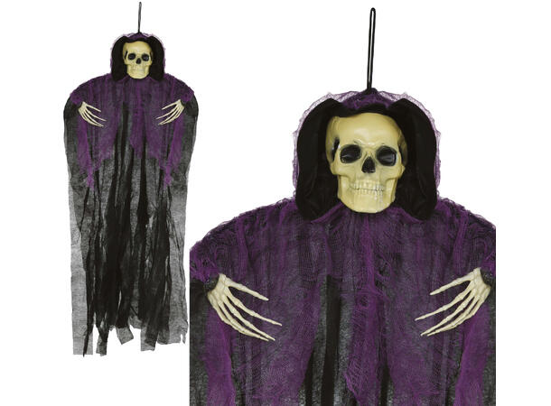 Hengende skjelett m/kappe 1 Hengende figur - 90cm 