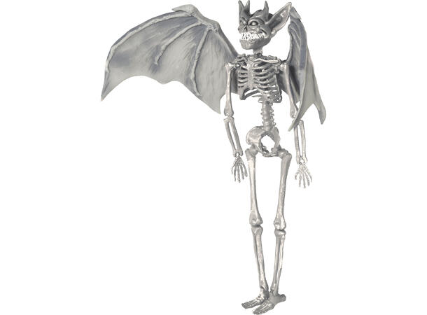 Hengende vampyrskjelett m/vinger 1 Hengende figur - 40cm 