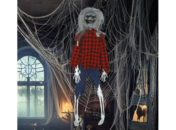 Hengende varulv 1 Hengende figur - 40cm 