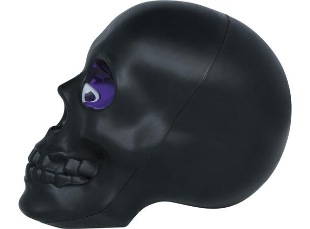 Hodeskalle med røykeffekt og lys 1 Hodeskalle m/USB-tilkobling - 15cm 