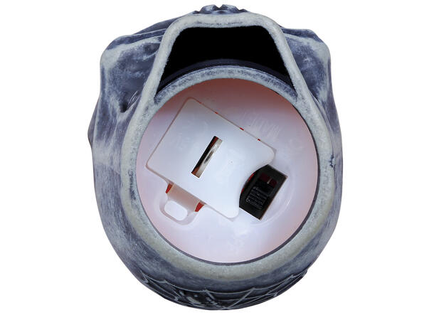 Hodeskaller med LED-lys Display med hodeskaller m/LED - 6cm 