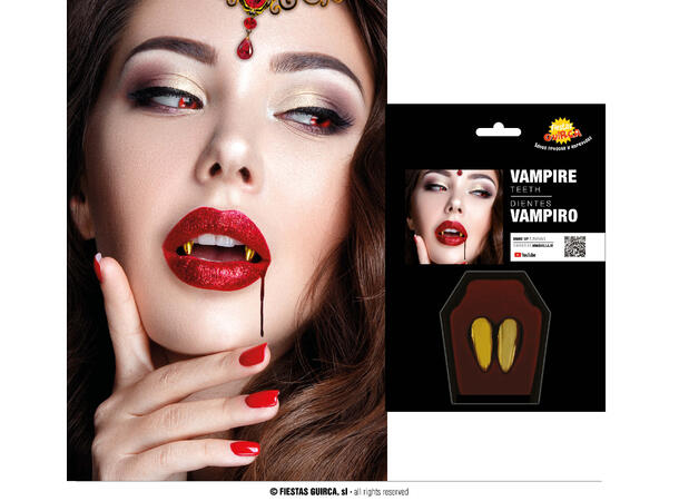 Huggtenner - Gull 1 par hoggtenner i termoplast 