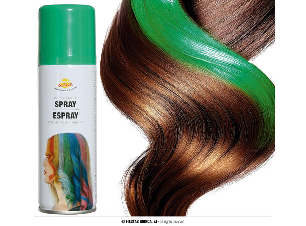 Hårspray - Grønn 1 boks med hårspray - 125ml 