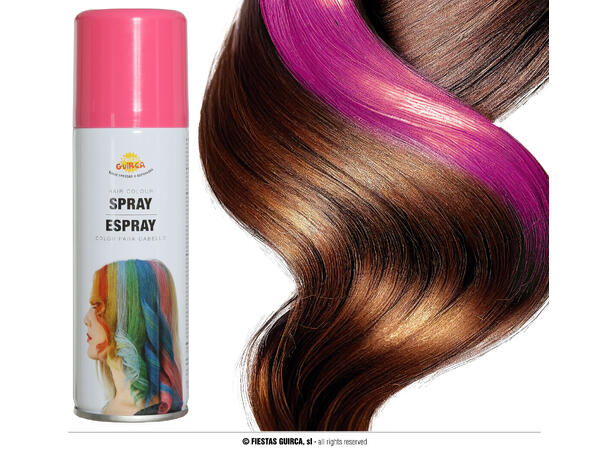 Hårspray - Rosa 1 boks med hårspray - 125ml 