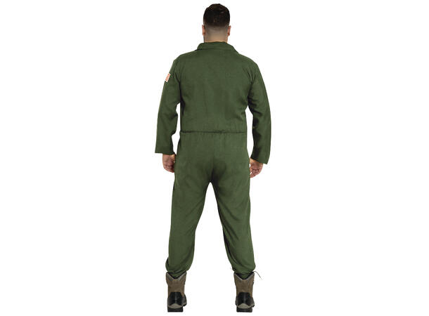 Jagerpilot - Onepiece - Grønn 1 Herrekostyme - str 54-56 (XL) 