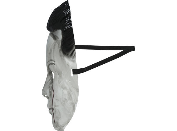 Killer mask - Hvit m/blod fra øynene 1 Maske i PVC 