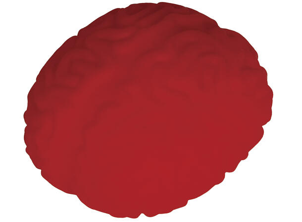 Klembare røde hjerner Display med 12 hjerner i gummi - 8cm 