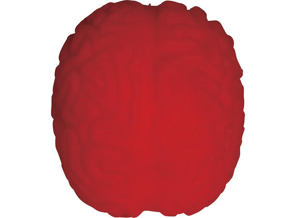 Klembare røde hjerner Display med 12 hjerner i gummi - 8cm 