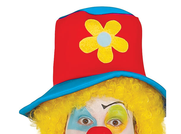 Klovn - Fargerik m/prikker - 5 deler 1 Herrekostyme - str 52-54 (L) 