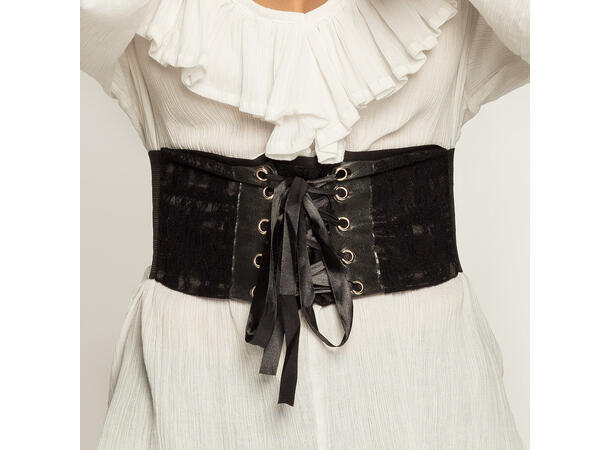 Korsett - Sort stretch 1 Korsett til dame - Str M/L 