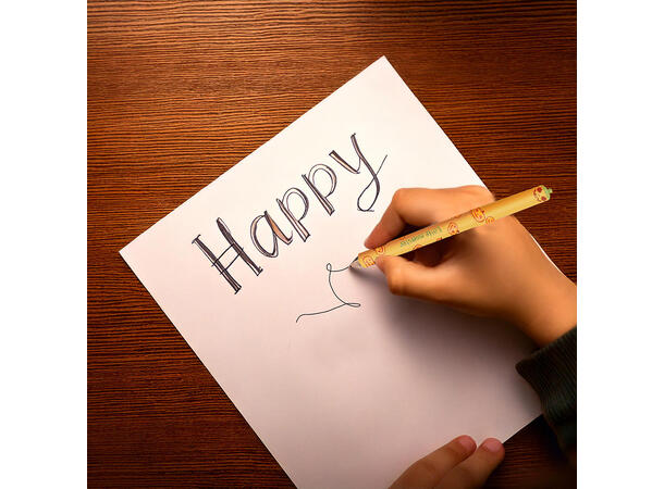 Kulepenner Halloween - 6 ass design Display med 36 penner i PVC - 14,5cm 