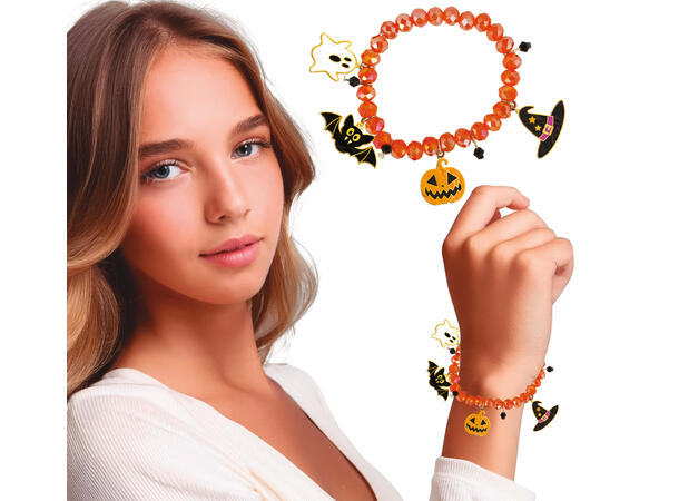 Lil Monsters - Halloween armbånd oransje 1 Armbånd i PVC 