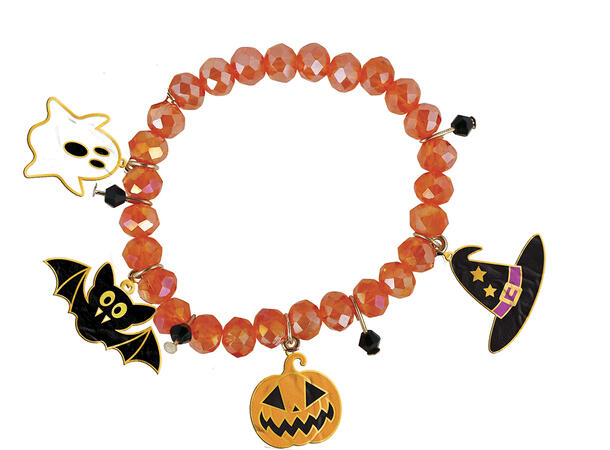 Lil Monsters - Halloween armbånd oransje 1 Armbånd i PVC 