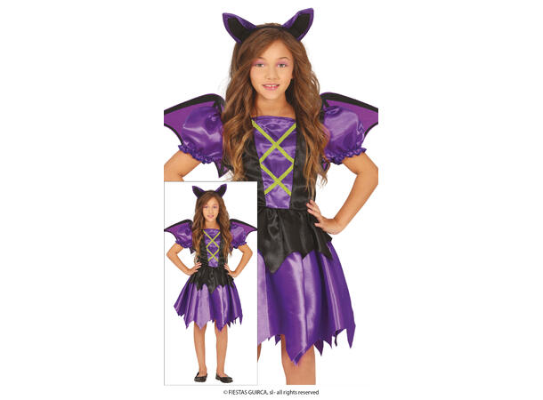 Lilla flaggermus 1 Kostyme til barn - 5-6 år (119 cm) 