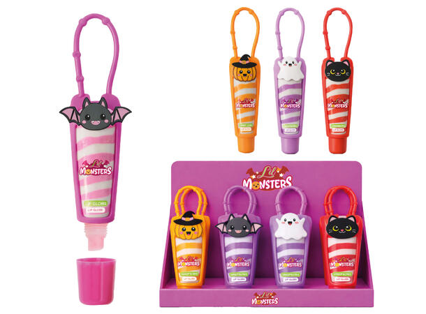 Lipgloss - 3 farger ass - tube Display med 24 lipgloss til barn 