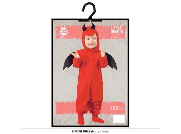 Liten Demon - Baby 1 Kostyme til baby - 18-24 mnd 