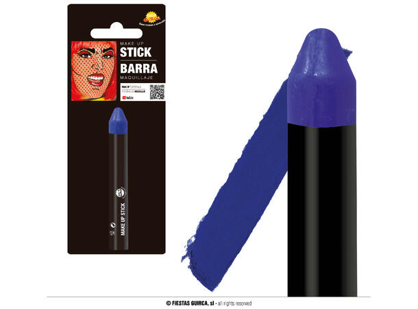 Make-up stift - Mørkeblå 1 Sminkestift - 10gr 