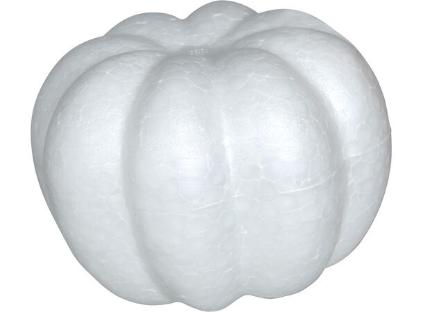 Malbare hvite gresskar - DIY 2 gresskar i PVC - 10cm 