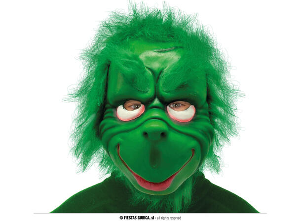 Maske - Grinch - Grønn 1 Maske i Lateks 