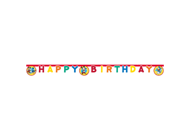 Mickey - Jump into the fun 1 FSC - "Happy Birthday" - Leddbanner