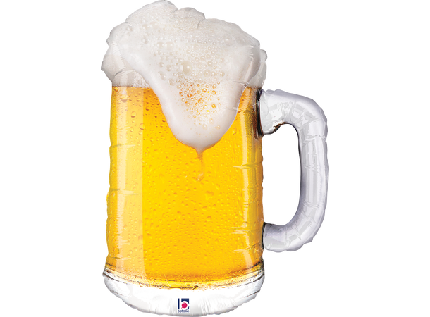 Mighty Beer - Ølseidel 1 Folieballong med form - (51x74 cm) 