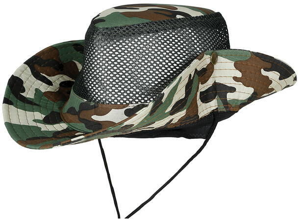 Militær - hatt - Camo - pustende 1 Hatt i polyester til voksen 