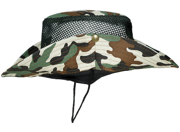 Militær - hatt - Camo - pustende 1 Hatt i polyester til voksen 