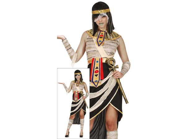 Mumie - Egyptisk dronning 1 Kostyme til dame - 42-44 (L) 