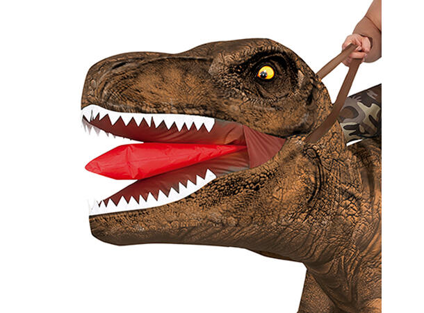 Oppblåsbar - Dinosaurkostyme 1 Kostyme til voksen - Onesize 