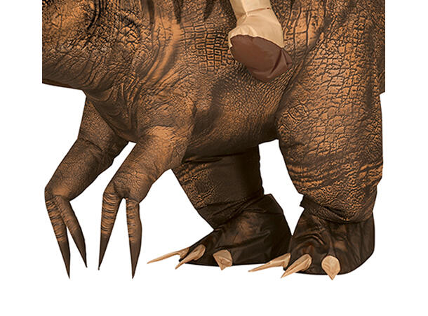 Oppblåsbar - Dinosaurkostyme 1 Kostyme til voksen - Onesize 