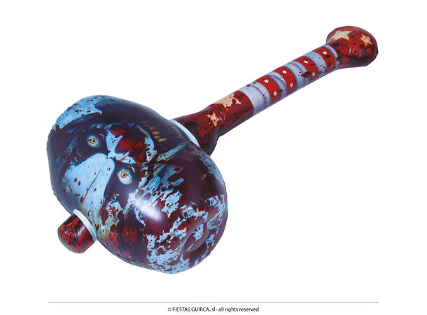 Oppblåsbar hammer  - Klovn 1 Oppblåsbart festtilbehør - 90cm 