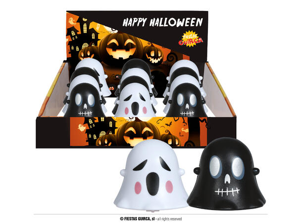 Opptrekkbare spøkelser - 2 ass Display med 12 spøkelser - 4cm 